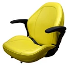 John Deere Lawn Mower Seat W/ Armrests Yellow 335 345 415 425 445 455 F710 F725. Fixed Price $479.99.