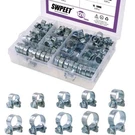 Swpeet 120PCS 10 Sizes Zinc Plated Mini Fuel Injection Line Style Hose Clamp. Fixed Price $31.75.