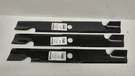 QTY-3 20-1/2" Stens 355-343 Notched Hi-lift Blade For 60" Deck. Fixed Price $48.95.