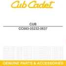 Cub Cadet 683-05232-0637 Drive Pedal Assembly Powder Black Rider Mini H CC30. Fixed Price $64.83.