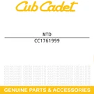 Mtd Flange Bearing For Troy-bilt GW-1761999. Fixed Price $20.95.
