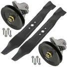 42" Deck Spindle Blade Kit Fits Cub Cadet RZT-42 RZT42 2011 And Up. Fixed Price $77.00.
