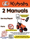 Kubota Tractor B6000E Service Shop Repair Parts Manual Pdf On Usb Not Printed. Fixed Price $39.99.