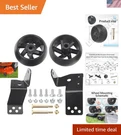 Mower Deck Gauge Wheel Set With Brackets - Perfect For Husqvarna & Craftsman. Fixed Price $31.44.
