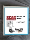 Scag Turf Tiger Zero Turn STTII-72V Mower Op & Parts Manual Printed Free Ship Oe. Fixed Price $35.48.