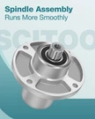 Spindle Assembly For Hustler Raptor Sdx 36 42 48 54 Inch Deck 601804. Fixed Price $36.07.