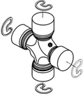 Universal Joint-hgvf Spicer 5-1410XP. Fixed Price $86.99.