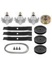 For Husqvarna Yth 180 46" Lawn Mower Deck Rebuild Kit Spindles Blades Belt New. Fixed Price $92.86.