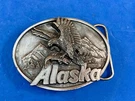 The Great State Of Ak Alaska Commemorative Mighty Huntsmaneagle Belt Buckle. Fixed Price $11.94.
