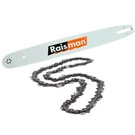18" Raisman Guide Bar And Chain Combo For Dolmar, Husqvarna, 3/8", .050". Fixed Price $39.95.