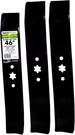 561540B 3 Blade Mulching Set For Many 46 In. Cut Mtd, Cub Cadet, Troy-bilt Mower. Fixed Price $50.06.