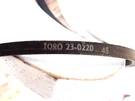 One New Genuine Toro Belt 23-0220 Free Shipping. Fixed Price $12.00.