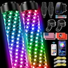 Audexen Upgraded Fat 3FT Rgb Led Whip Lights With Rocker Switch Mounting B.... Fixed Price $206.81.