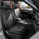 Giant Panda Front Seat Covers Ford F150 F250 F350 2009-2026 Faux Leather Bla. Fixed Price $74.99.