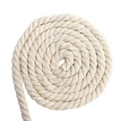 Tosnail 33 Feet 15 Natural Triple-strand Twisted Cotton Rope Mm, Beige. Fixed Price $22.70.