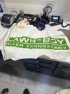 Vintage Lawn Boy Mower Side Discharge Grass Bag Replacement Silver Anniversary. Fixed Price $50.00.