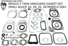 Engine Overhaul Gasket Set Fits Briggs & Stratton Vanguard 16-28HP Twin. Fixed Price $59.95.