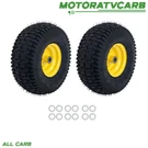 All-carb 2 Pack 15X6.00-6 Lawn Mower Wheel 3/4 Inch Axle, Offset Hub. Fixed Price $64.35.