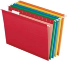 Hanging File Folders 25 Pack Letter Size 8.5" X 11" Assorted Colors Green Blue. Fixed Price $22.33.