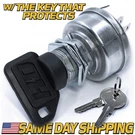 Ignition Key Switch For John Deere TCA22740 - TCA15075 W/ Dust Shield. Fixed Price $15.99.
