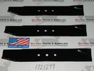New Bolens Tubeframe Mower Deck Blades For 42'' 1721299 1717251 1716764. Fixed Price $95.00.