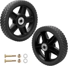 Hqpasfy Lawn Mower Wheels 2 Pack 7" Push Inch, Silver Or Gray. Fixed Price $31.70.