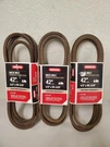 *3* Oregon 1/2 In. X 95-3/8 Belt For 42 Deck Riding Mowers (R-75-197). Fixed Price $41.99.