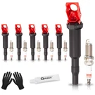 Set Of 6 Upgraded Ignition Coil Pack And Spark Plugs Compatible With Bmw 328I.... Fixed Price $144.75.
