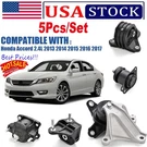 5PCS Engine Motor & Trans Mount Kit Replacement For 2013 -2017 Honda Accord 2.4L. Fixed Price $69.99.