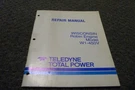 Teledyne Wisconsin Robin Engine W1-450V Shop Service Repair Manual Xz. Fixed Price $125.78.