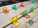 Deck Board Spacers 1/4", 3/16", 1/8" - Color Coded 100% Usa And Free Ship!. Fixed Price $15.20.