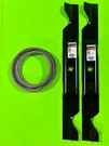 Belt & Blades Kit 46" Fits Husqvarna YTH21K46 532405143, 53-80, 584453101. Fixed Price $33.95.