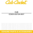 Cub Cadet 603-05075A-0637 Black Caster Bracket Assembly Z-force Sx Sz 48 54. Fixed Price $103.96.