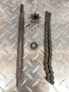 Toro Lawn Boy 824E Snowblower Hex Shaft 94-8816 Sprocket 5-9820 & Chain Save!. Fixed Price $85.60.