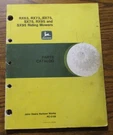 John Deere RX95 SX95 SX75 RX75 RX73 RX63 Riding Mower Part Catalog Manual PC2106. Fixed Price $29.99.