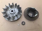 Briggs & Stratton 9L602-1611-F1 Flywheel 799682 Starter Cup Nut Screen Key 37. Fixed Price $18.00.