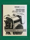 Service Manual Kohler Engine Series K91 K141 K161 K181 K241 K301 K321. Fixed Price $25.00.