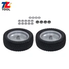 2-PACK 13X5.00-6 Tire & Wheel Flat Free 3.4' Axle Hole For Lawn Mower Solid. Fixed Price $60.43.