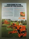 1988 Jacobsen Textron F-10, HF-15 HR-15 Mowers Ad Lands Of Giants. Fixed Price $17.99.