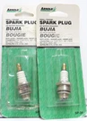 2 Packages Of Arnold SP-34 Small Engine Spark Plug Original Sealed. Fixed Price $6.00.