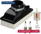 Hifrom Air Filter Spark Plug Fuel Tune Up Kit Compatible With Kawasaki. Fixed Price $27.61.