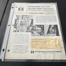 Cub Cadet International Creeper Drive Brochure LA-49. Fixed Price $29.99.