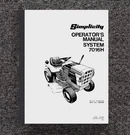 16HP Lawn Mower Operator Instruction Manual Fits Simplicity 7016H Tractor. Fixed Price $26.16.