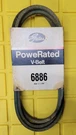 Gates 6886 1/2" X 86" Power Rated V Belt Free Shipping. Fixed Price $8.00.