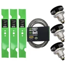 8TEN Blade Spindle Belt Kit For Exmark Lazer Hp 48 Inch 103-6583-S 103-1105. Fixed Price $163.95.