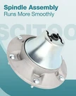 Spindle Assembly W/bolt For John Deere Z915B Z915E Z920M Z920R Z925M Z930M Z930R. Fixed Price $51.55.
