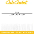Mtd 634-04324-0961 Wheel Assembly X 8 Rd. Sh. Craftsman Lt T1200 T1000. Fixed Price $128.60.