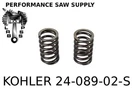 New Valve Springs Fits Kohler CH18 CH20 CH22 CH23 CH25 CH640 CH730 CH740 CH742. Fixed Price $19.95.