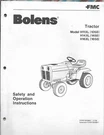 Bolens Garden Lawn Tractor Model H11XL H14XL H16XL 1978 Operation Instructions. Fixed Price $34.95.