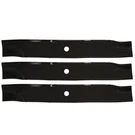 Qty 3: Non-notched Mower Blade Fits Ariens Replaces 03253800. Fixed Price $45.99.